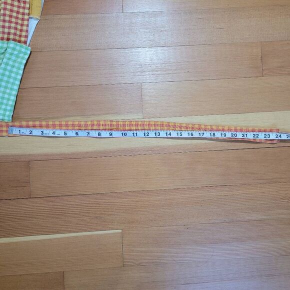 Vintage‎ tuscany italy apron ruffled tiered front cottage camp classic americana - Picture 13 of 14